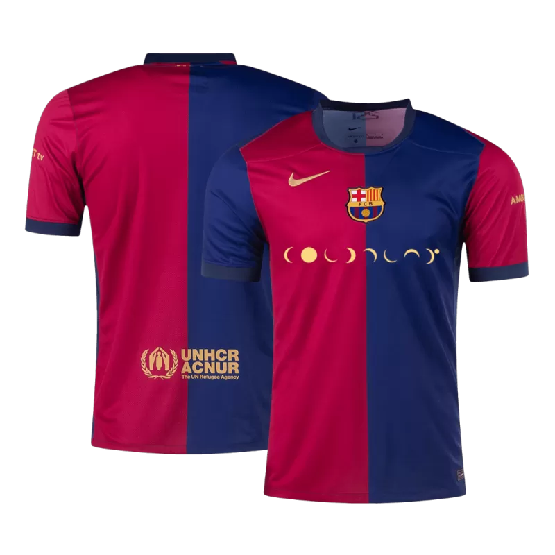 Barcelona Home Soccer Jersey 2024/25 - COLDPLAY