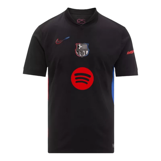 Barcelona Away Soccer Jersey 2024/25- Spotify Logo Without Text