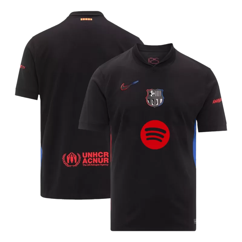 Barcelona Away Soccer Jersey 2024/25- Spotify Logo Without Text