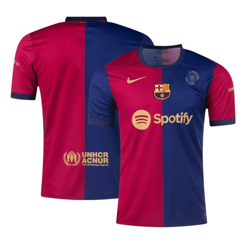 Barcelona Home Soccer Jersey 2024/25 - 125th Anniversary