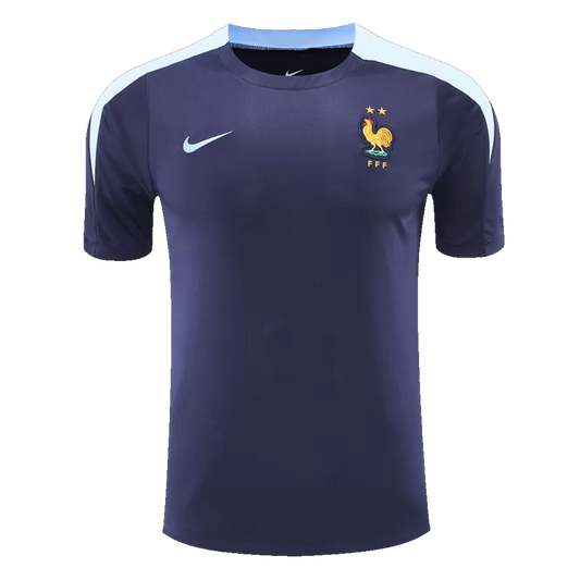 France Pre-Match Soccer Jersey EURO 2024 Navy