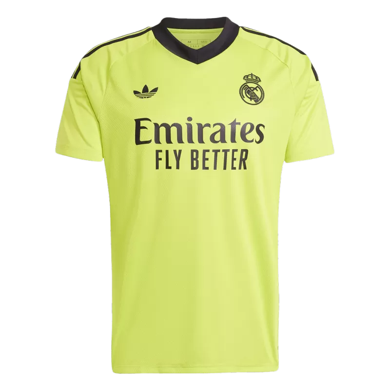 Real Madrid Third Away Goalkeeper Soccer Jersey 2024/25 Yellow