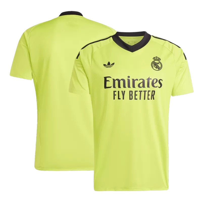 Real Madrid Third Away Goalkeeper Soccer Jersey 2024/25 Yellow